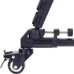 Yunteng 900 Professional Photo Aluminum 3 Wheels Pulley Universal Foldable DSLR Camera Tripod stand Dolly Base Stand Max. Load: 15kg