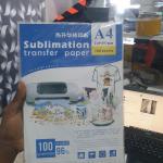 sublimation Transfer paper 100 sheets rack 100g 210x297mm A4