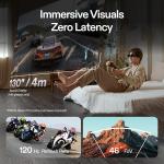 display glasses by Xreal air 2 pro AR glasses 130'' personal cinema display  without beem pod