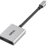 XREAL Hub, Power and Play Adapter, so you can charge AR glasses while you charge your source device, e.g. Steam Deck, ROG Ally, Switch, iPhone 15 or Android phone. 45 W fast charging