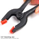 8 pcs Photography Backdrop Support Spring Clamp for Background Muslin, Canvas, Paper, Chromakey Screen.