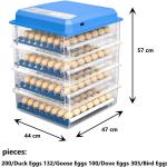200 Eggs incubator
