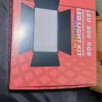 LED 800 RGB photo and video light kit varicolour