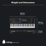 Yamaha MODX M6  Music Synthesizer with 61-Key Improved Keyboard Action, Performance Focused for Next Generation Sound Exploration, Expressive Control and Optimized Workflow MODX M6