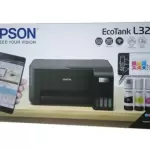 Epson l3250 printer Home ink tank printer A4, colour, 3-in-1 printer with WiFi and SmartPanel App connectivity, Black, Compact