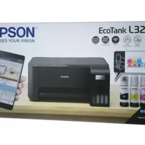 Epson l3250 printer Home ink tank printer A4, colour, 3-in-1 printer with WiFi and SmartPanel App connectivity, Black, Compact