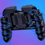 Mobile Game Controller Four-finger Connection Mobile Gaming Trigger for Pubg and call of duty.