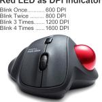SANWA Bluetooth Ergonomic Trackball Mouse, Optical Vertical Rollerball Mice,