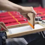 Screen Printing Kit with 4 Color Screen Printing Ink, 2 Size Screen Printing Frame and Squeegees for Screen Printing
