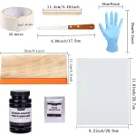Screen Printing Kit with 4 Color Screen Printing Ink, 2 Size Screen Printing Frame and Squeegees for Screen Printing