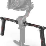 SMALLRIG Dual Handle Handgrip for DJI RS 4 /RS 4 Pro/RS 3 / RS 3 Pro/RS 2 / RSC 2 Gimbal, Gimbal Handle Grip with NATO Rails, Cold Shoe, 1/4"-20 & 3/8"-16 Threaded Holes